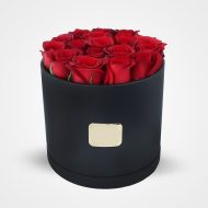 باکس گل استوانه ای رز