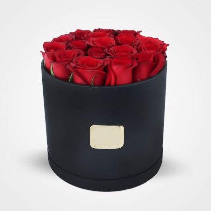 باکس گل استوانه ای رز
